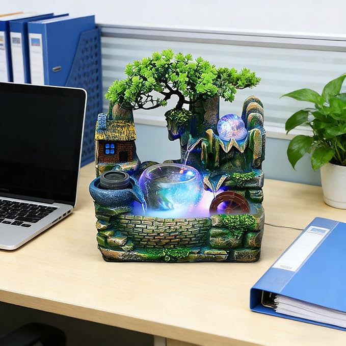 Tabletop Waterfall Fountain Humidifier - Image 9