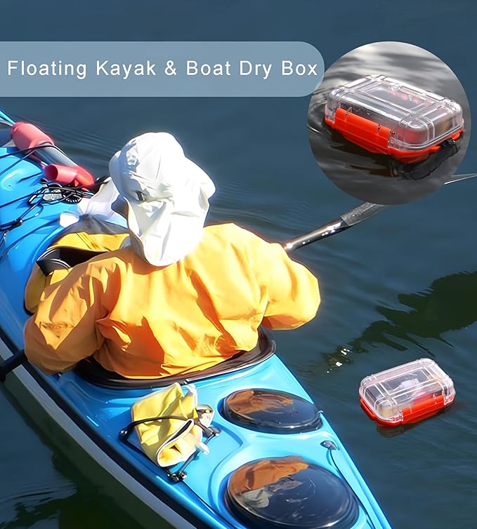 Small Waterproof Box Mini Dry Box Waterproof Container Watertight Storage Case - Image 4