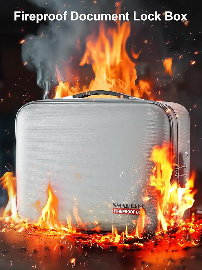 SMARTAKE Fireproof Document Box - Image 2