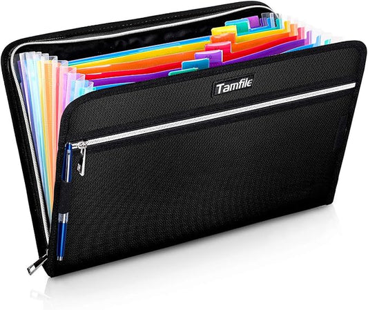 Fireproof Safe Waterproof Accordion File Bag Folder Expanding Filing Folder by Tamfile