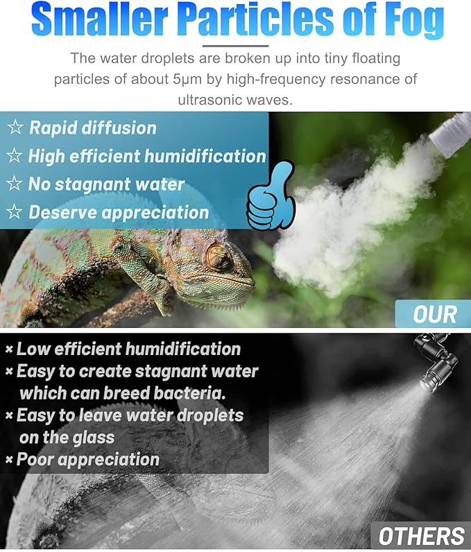 Reptile Fogger Humidifier Fog Machine Mister - Image 2