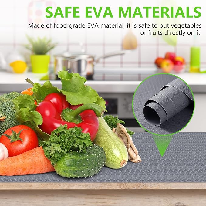 Shelf Liners for Kitchen Cabinets Non Adhesive，Drawer Liner Non-Slip，Waterproof - Image 4