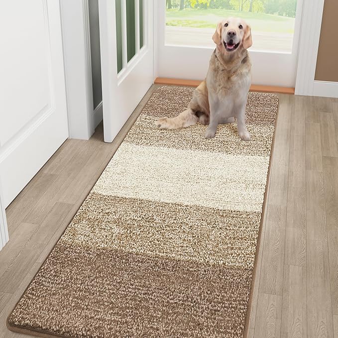 Smiry Dog Door Mat for Muddy Paws, Absorbs Moisture and Dirt, Low-Profile by Smiry