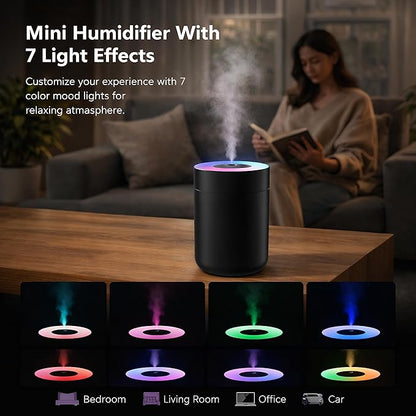 230ML Humidifier for Bedroom, Air Humidifier for Home, Plant Humidifiers Indoor - Image 3