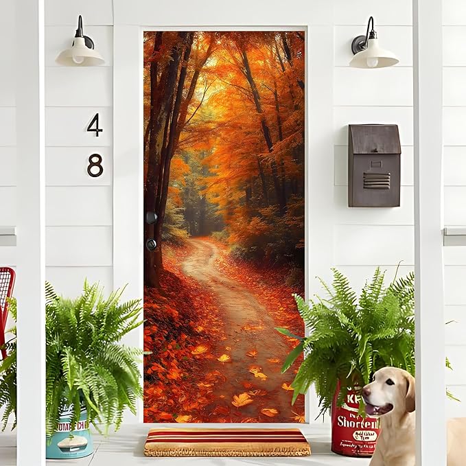 3D Door Decals Stickers, Peel Stick Wall Murals Vinyl Wallpaper Self-Adhesive - Image 4