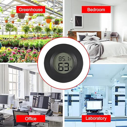 6-Pack Mini Hygrometer Thermometer Digital LCD Monitor Indoor/Outdoor Humidity - Image 5
