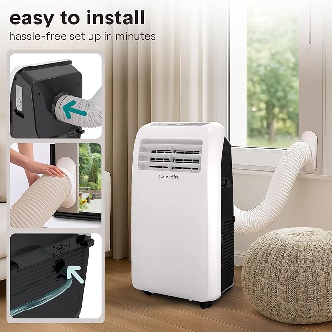 SereneLife Small Air Conditioner Portable 12, 000 BTU - Image 5
