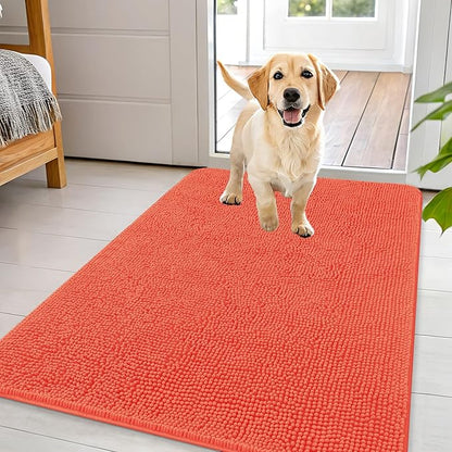 OLANLY Dog Door Mat for Muddy Paws 44x32, Absorbs Moisture and Dirt, Absorbent by OLANLY
