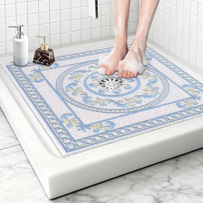Square Shower Mat Non Slip: 24x24 Inch Extra Large Shower Mats - Image 8