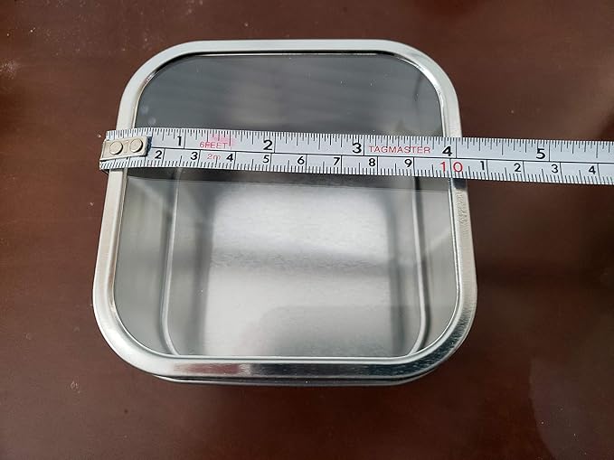 Square Metal Tin Box Storage Containers - Image 3