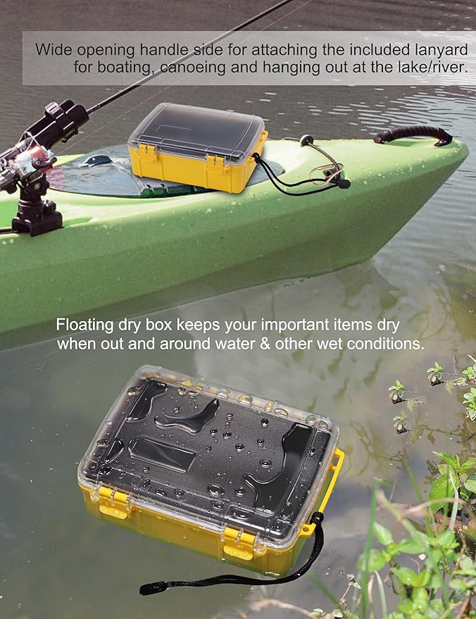 Hlotmeky Waterproof Dry Box Waterproof Container, Water Proof Box Water Tight - Image 4