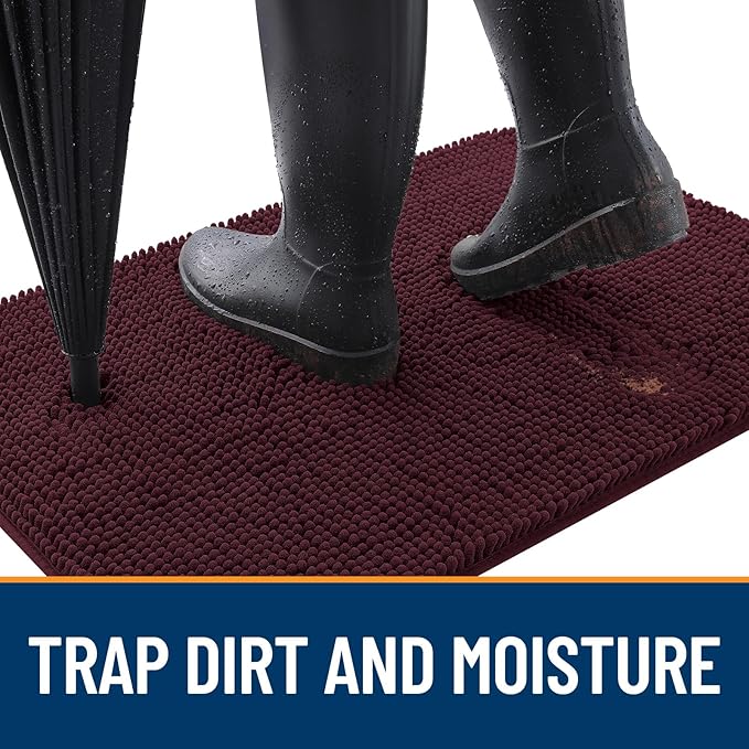 OLANLY Dog Door Mat for Muddy Paws 45x27, Absorbs Moisture and Dirt, Absorbent - Image 2