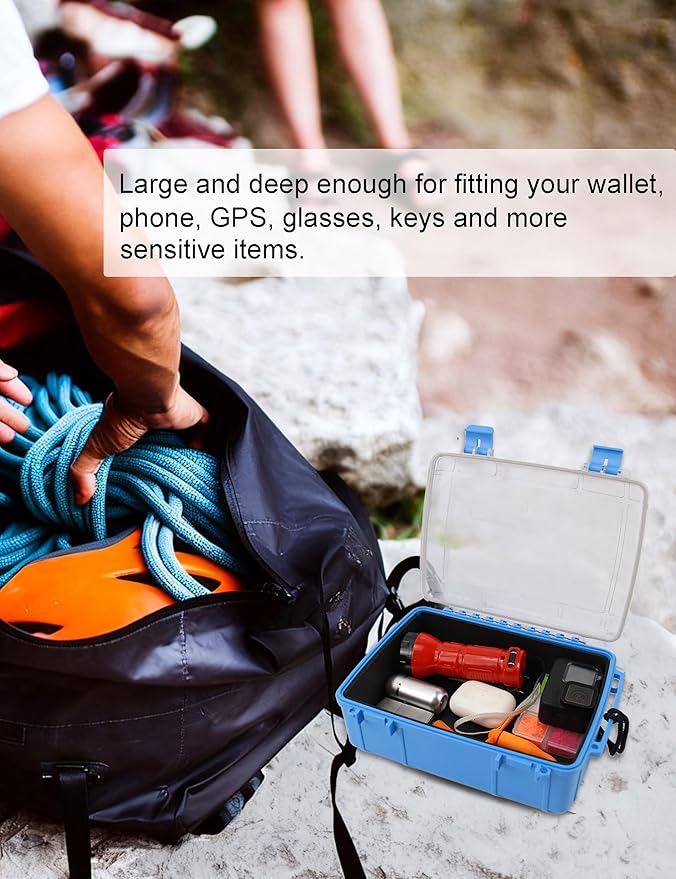 Beoccudo Large Waterproof Dry Box Waterproof Containers, Watertight Boat - Image 3