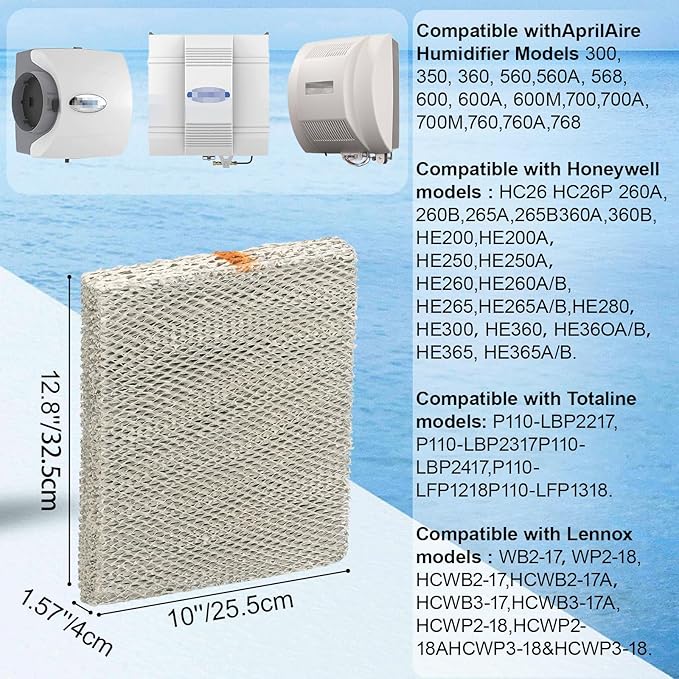 35 Water Panel Humidifier Filter Replacement Made of Aluminum Mesh - Image 2