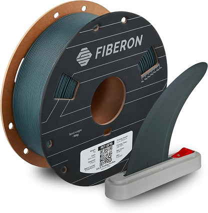 Polymaker Fiberon Dark Grey PET-GF15 3D Printer Filament 1.75mm 1KG, 15% Glass by Polymaker