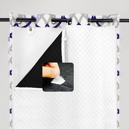 DriftAway Soundproof Thermal Insulated Quilted Curtain Liners by DriftAway