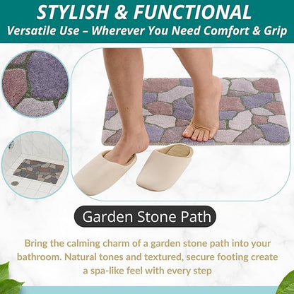 ENKOSI Loofah Non-Slip Shower and Bath Mat - Image 5