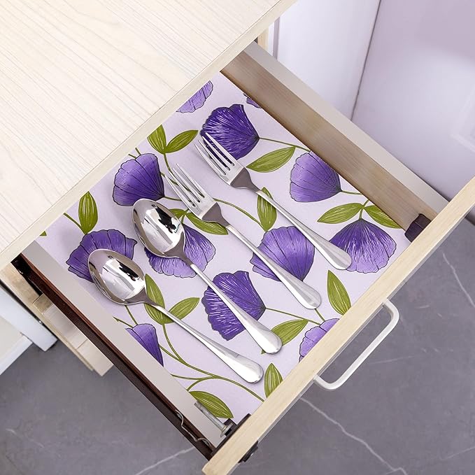 18" W x 96" L Floral Drawer and Shelf Liner - Image 8