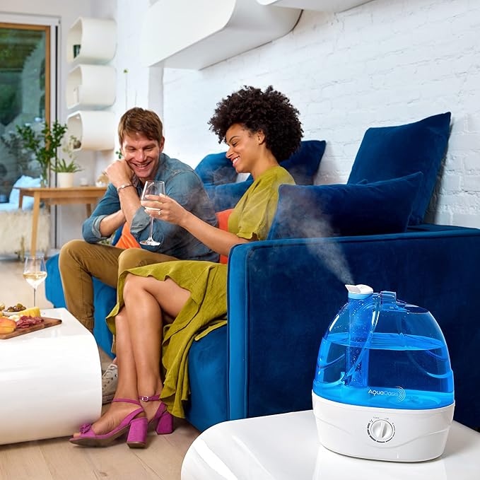 AquaOasis® Cool Mist Humidifier Quiet Ultrasonic Humidifiers - Image 2