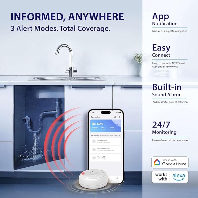 APEC WATER WiFi Water Leak Detector - Image 3