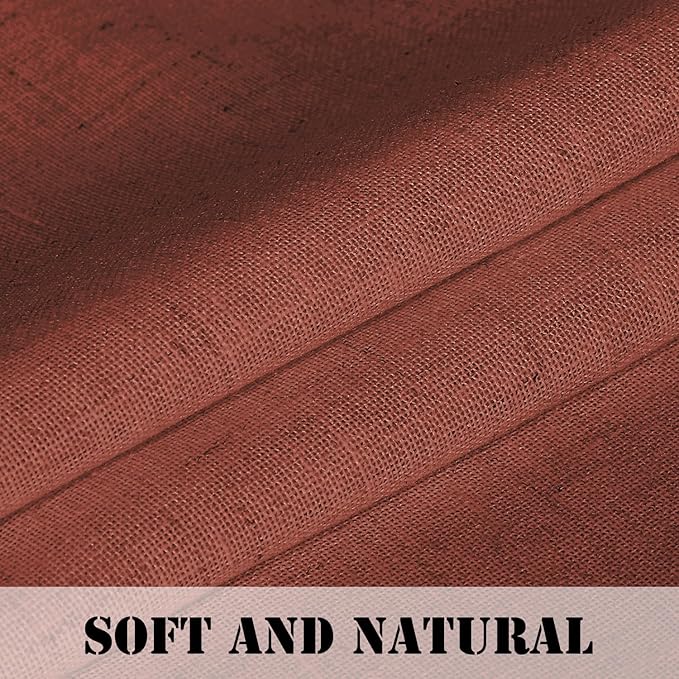 H.VERSAILTEX Linen Curtains Elegant Natural Linen Blended Curtains Energy - Image 5