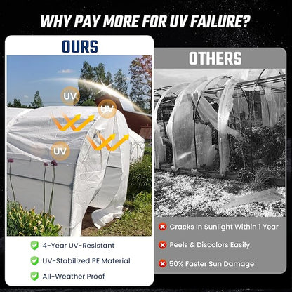 Crawl Space Vapor Barrier, 10 Mil Vapor Barrier, Drop Cloth Moisture Barrier - Image 3