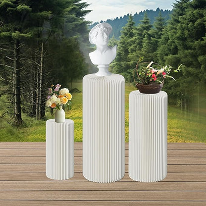 Cylinder Stands for Party Roman Pillar Stand Flower Cake Pedestal Stands for - Image 8