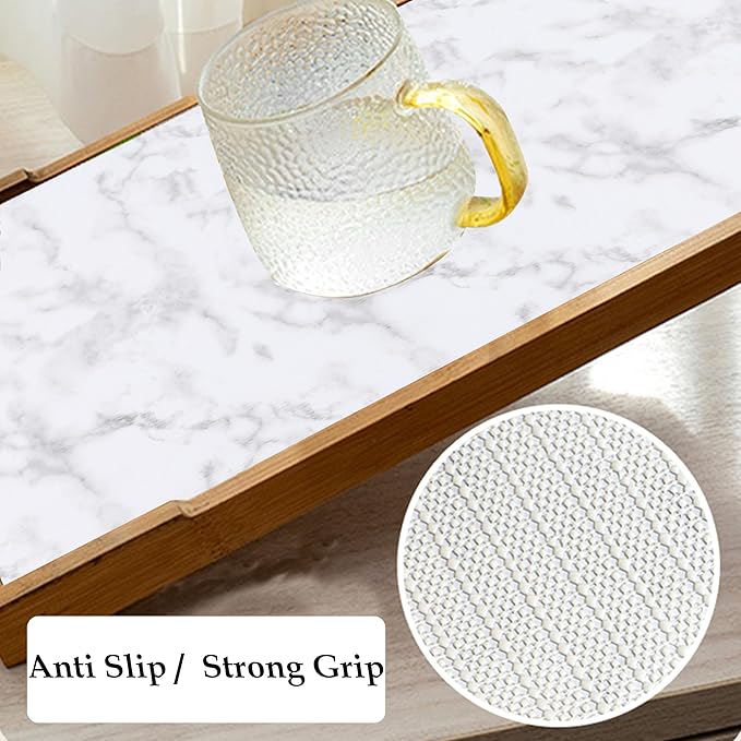 Shelf Liners for Kitchen Cabinets Non Adhesive 24 Inch Wide X 20 Ft Cabinet - Image 2