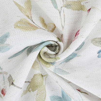 Chyhomenyc Roman Valance for Windows, Light Filtering Linen Blend Textured Leaf - Image 9