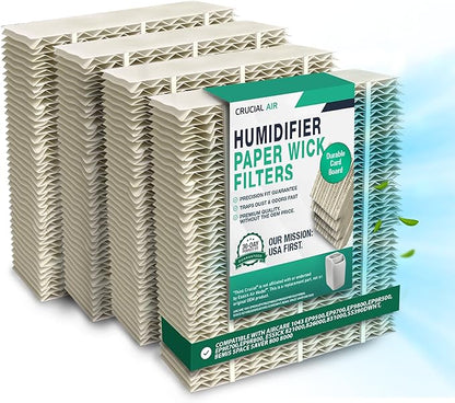 4 Replacement Humidifier Paper Wick Filters Compatible by ThinkCrucial