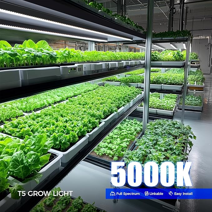 Barrina T5 Plant Lights for Indoor Growing, 4FT 160W Led Grow Light - Image 3