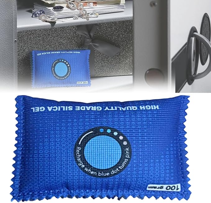 100g Desiccant Bag, Closet Dehumidifier Bags, Silica Gel Desiccant Moisture by Unknown