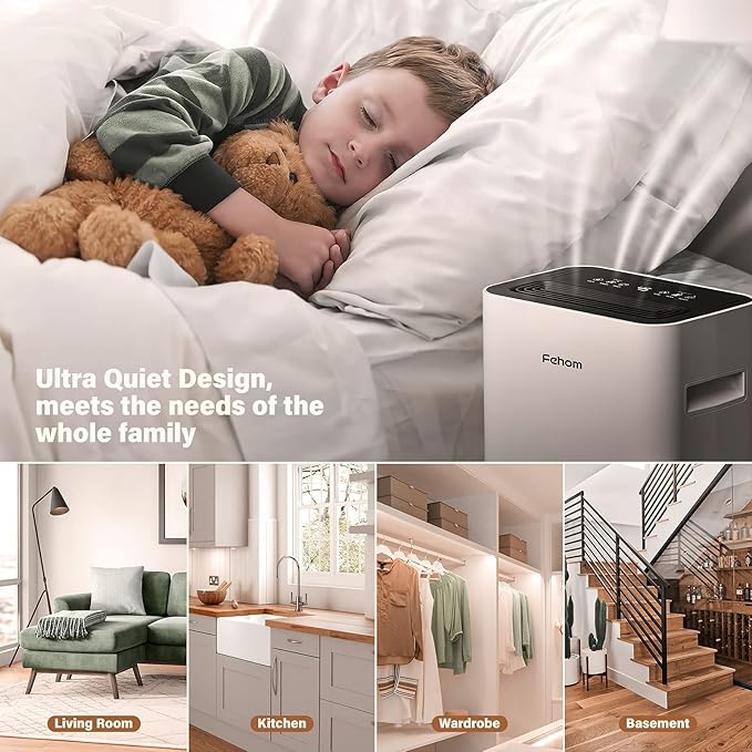 Fehom 4500 Sq. Ft Dehumidifier for Home Basements Bathroom Bedroom Continuous - Image 6