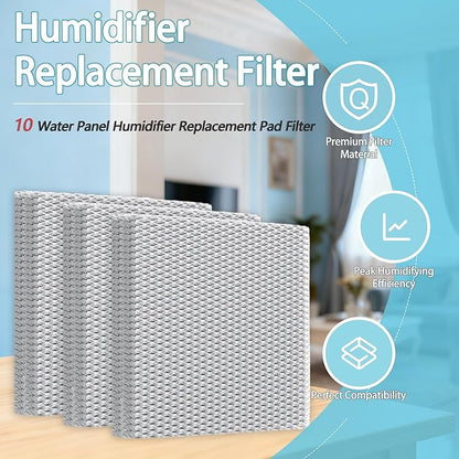 10 Water Panel Humidifier Replacement Pad Filter Compatible - Image 2