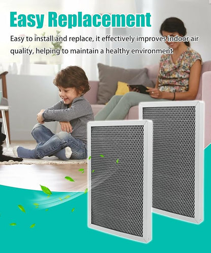 2 Packs Dehumidifier Replacement Filter MERV 8 Washable Compatible - Image 6