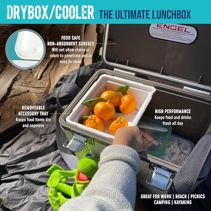 Engel UC7 7.5qt Leak-Proof, Air Tight, Drybox Cooler and Small Hard Shell - Image 9