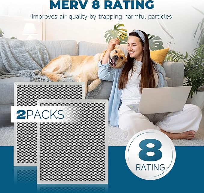 2-Packs 5443 Washable MERV 8 Dehumidifier Filter 10x12x1 Compatible - Image 4