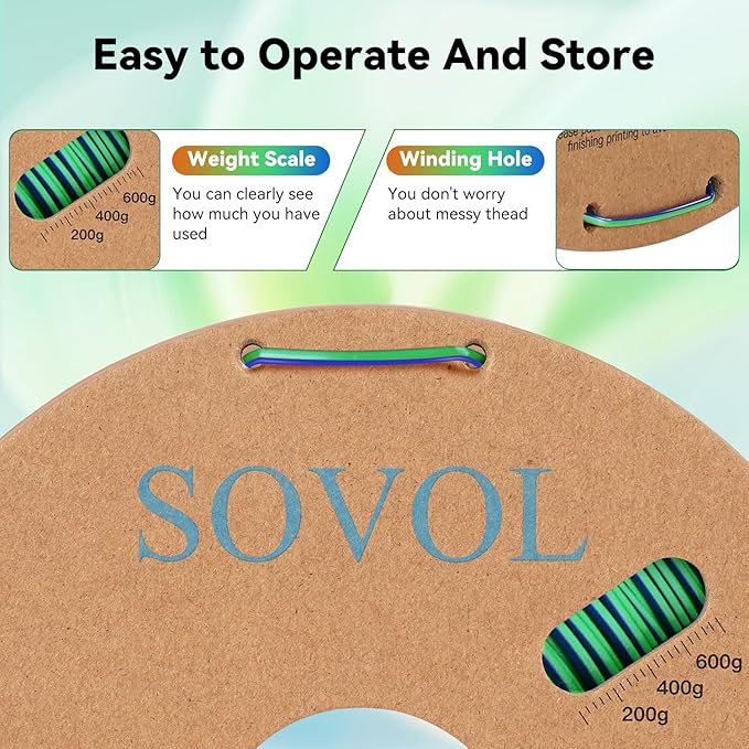 Sovol PLA Filament Silk Tri Color Co-Extrusion 1.75mm, 3D Printer Filament 1kg/ - Image 7