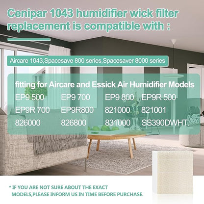 1043 Super Humidifier Wick Filter Replacement Compatible - Image 5