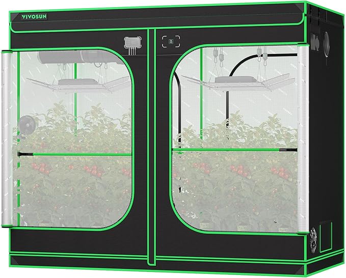 VIVOSUN PRO Grow Tent 4x8 ft, P848 Tents 96"×48"×80" by VIVOSUN