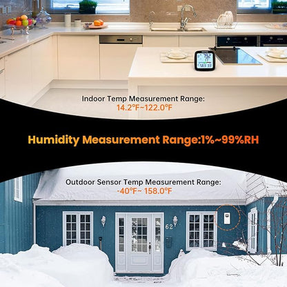 SMARTRO SC92 Professional Indoor Outdoor Thermometer Wireless Digital - Image 4