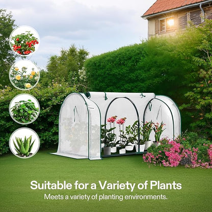 VIVOSUN Portable Mini Greenhouse 47x23x23-Inch Tunnels, PE Cover - Image 7