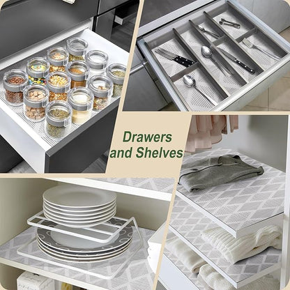 Shelf and Drawer Liner for Kitchen Cabinets 24In x 30FT Non-Adhesive Shelf - Image 9