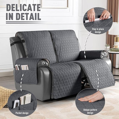TAOCOCO 100% Waterproof Recliner Cover, Non-Slip Washable Reclining Couch Cover - Image 6