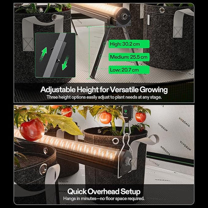 VIVOSUN LumaRay Under Canopy Grow Light, Full Spectrum Dimmable LED Grow Lights - Image 5