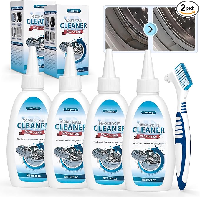 Home Cleaner Gel, Cleaner for Washing Machine, Refrigerator Strips, Household by Leopong
