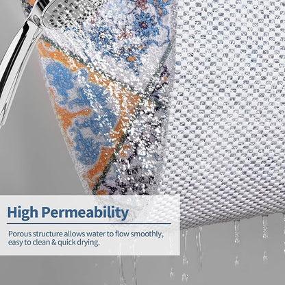 HOMBYS Square Shower Mat Non Slip 27x27 in, Shower Mat - Image 5