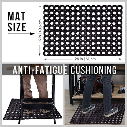 SafetyCare Interlocking Rubber Drainage Floor Mat - Image 5