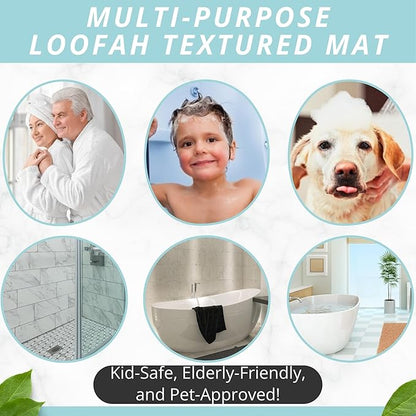 Enkosi Loofah Non-Slip Shower Mat - Image 5