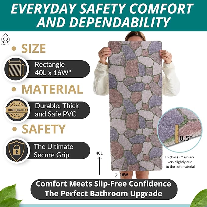 Non Slip Bathtub Mat Shower Mat - Image 3